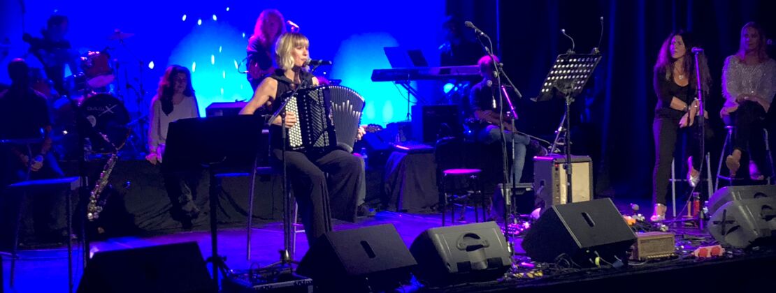 Christine Schmid in Mallorca auf Konzert mit Willi Meyer